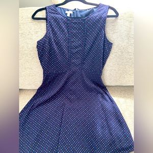 Talbots Size 10P Knee Length Polka Dot Dress